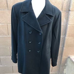 NWT $225 St. John's Bay 3X Cashmere Blend Coat